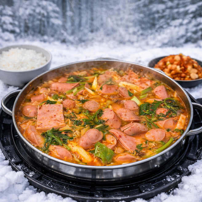 [아빠마음] 햄 야채 맛 전부가득한 파주부대찌개 밀키트, 1개, 924g
