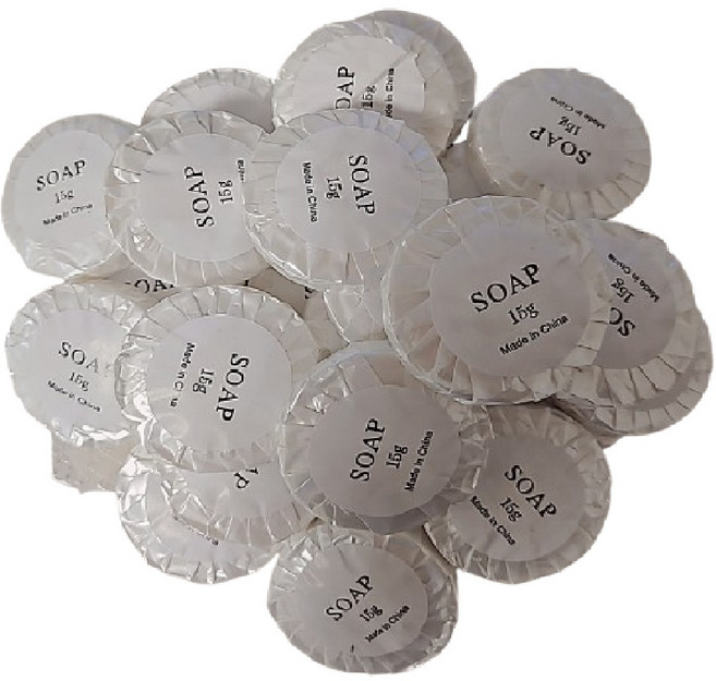 유림 호텔 미니비누 원형 15g x 1000개 / 미니비누 일회용비누 휴대용비누 핸드워시 비누, 1000개입