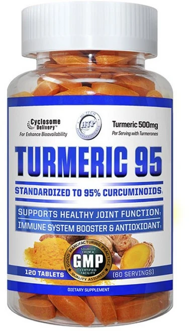하이테크파마서티컬스 터메릭 0.95 커큐미노이드 500mg 타블렛, 1개, 120정 - 쿠팡