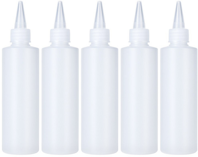 제로리빙 대용량 말랑한 소분용기 뾰족캡 공병, 100ml, 5개