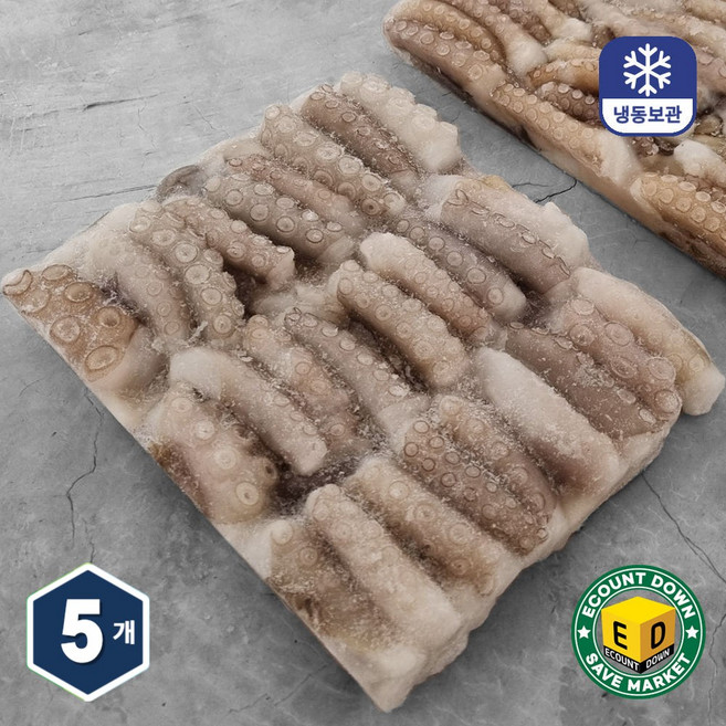 DIAMOND 프리미엄 베트남산 냉동 절단낙지, L, 5개, 450g