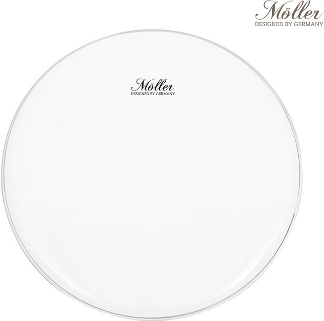 스네어 드럼피 14인치 37cm 드럼헤드 드럼용품, 화이트, 1개