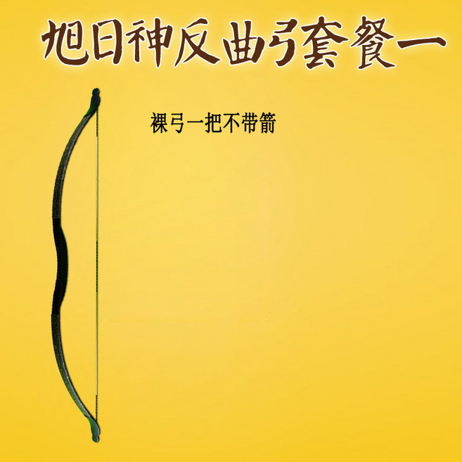 高階反曲弓 競技比賽訓練專業射準弓射擊運動 複閤弓 高迴彈力, 50磅旭日神反曲套餐一, 1個