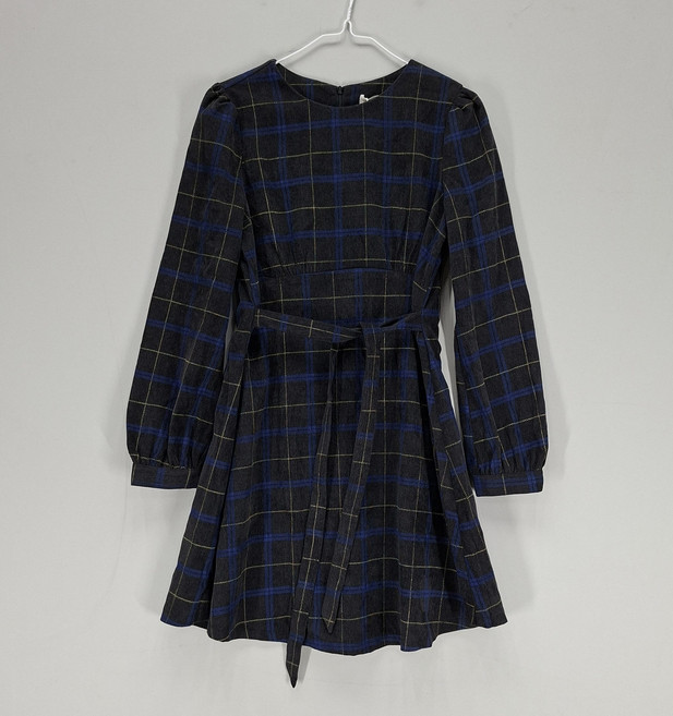 [재고상품] 로미스토리 여95 원피스 가을겨울 체크 64167