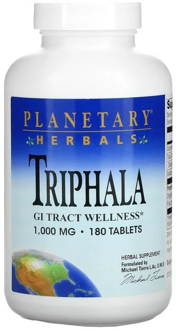 플래니터리 허발스 트리팔라 GI Tract 1000mg 180정 아유르베다 가자추출물, 1개 - 쿠팡