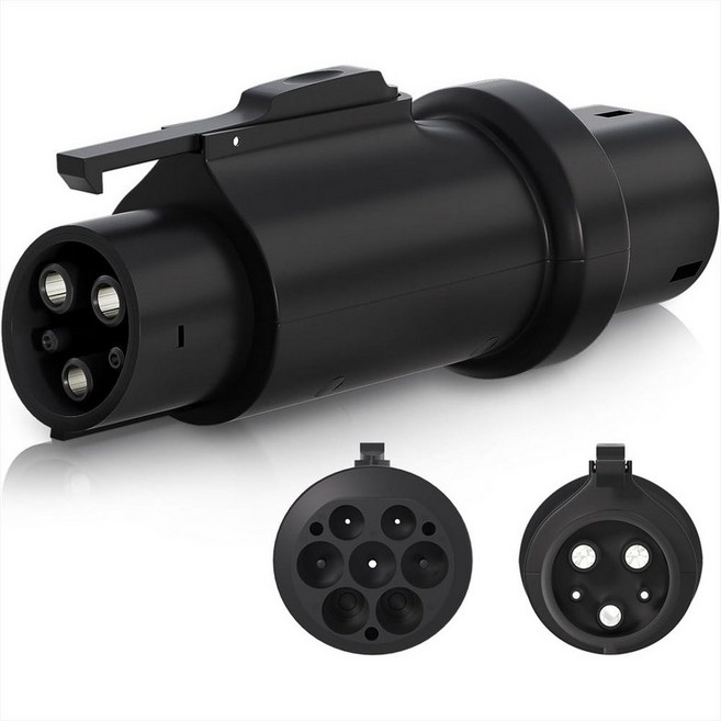 전기차 충전변환 젠더 소켓 충전젠더 어댑터, Type2 포트에서 J177 2, 1mAh, 1개