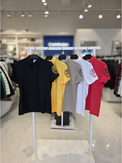 까스텔바작 베이직 반팔 로고포인트 카라티셔츠 여성티셔츠 로고티셔츠 골프웨어 골프복 골프 여름 SS25 BGEMTS701