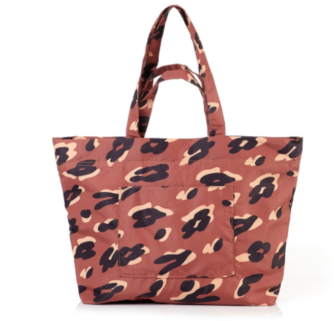 LUCKY PLANET 투웨이 카무플라주 숄더백 브라운