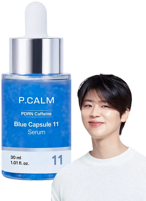 피캄 PDRN 카페인 블루 캡슐 11% 세럼, 1개, 30ml - 쿠팡