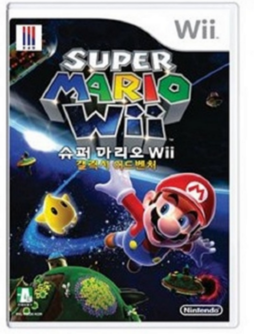 닌텐도wii 슈퍼마리오 갤럭시어드밴처 중고 정식발매 깨끗한 A급