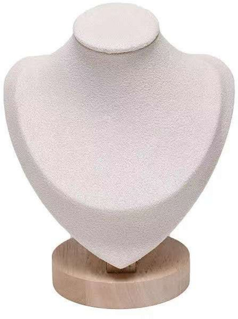 프리미엄 목걸이 진열대 주얼리 디스플레이 스탠드 악세사리 거치대, S, 베이지, 1개