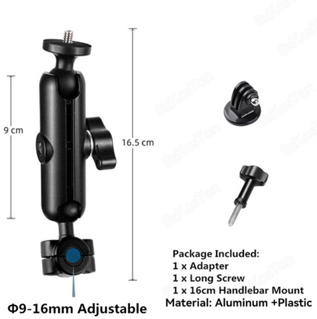 Insta 360 X5 X4 X3 GO 3S 오토바이 자전거 클립 브래킷 GoPro 13 12 11 DJI Action 5 자전거 셀카 스틱 카, TYPE 5, 1개