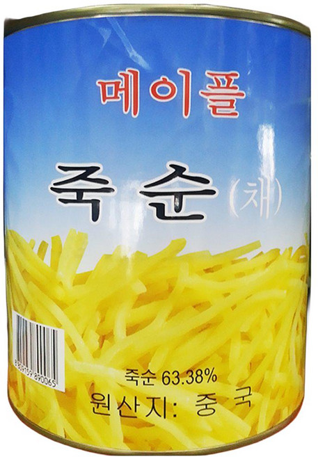 대화 채 죽순 캔 2.8kg 6개 통조림채소, 1개