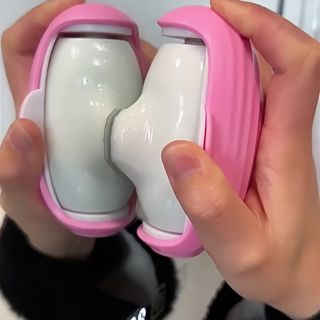 귀여운 펭귄 물세탁 롤러 제거기 2P 세트, 2개, 핑크