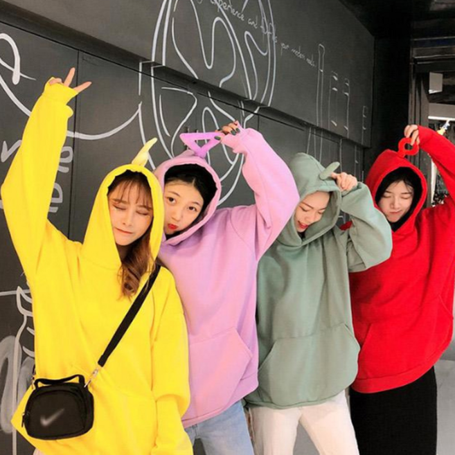 텔레토비 후드티 M~2XL 루즈핏 캐릭터 4컬러 후디