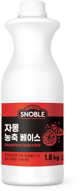 8794 자몽에이드 베이스, 1개, 1.8kg