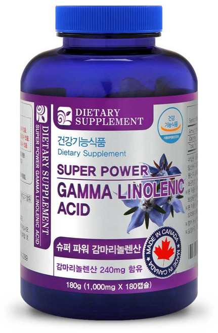 내츄럴365 캐나다 슈퍼파워 감마리놀렌산 보라지유 (6개월분), 180정, 1개