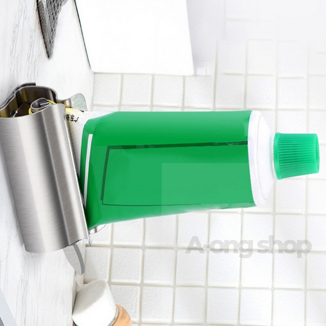 다용도 튜브형 치약 핸드크림 짜개 스틱, 1개, 실버