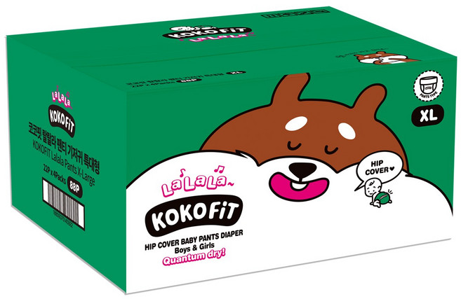 코코핏 랄랄라 팬티형 기저귀 특대형(공용), 88매, 특대형(XL)