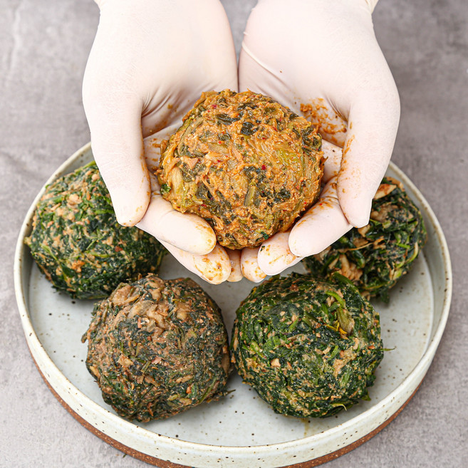 된장볼 5종 간편 된장국 [물만 넣으면 완성], 4개, 140g, 시래기 된장볼(2개)+냉이 된장볼(2개)