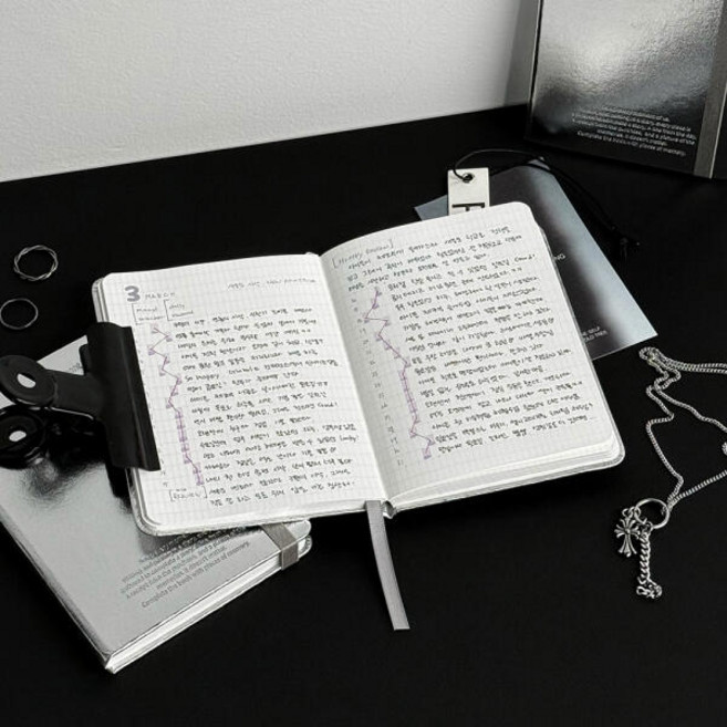 아트박스/루카랩 루카랩 스크랩 더 모먼트 실버 포켓 노트, 02 줄