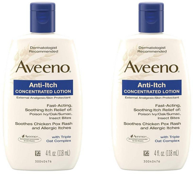 Aveeno 아비노 가려움완화 수딩로션 118ml x2팩 Anti-Itch Concentrated, 2개