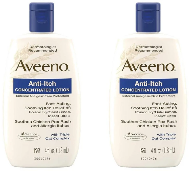 Aveeno 아비노 가려움완화 수딩로션 118ml x2팩 Anti-Itch Concentrated, 2개 - 쿠팡