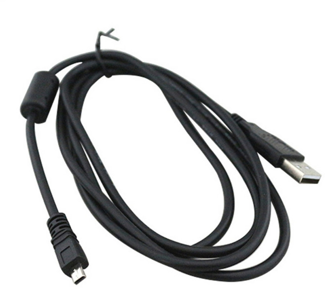 DSC용 DSLR 카메라 충전기용 USB 2.0 케이블 W710 W730 W800 W810 W830 카메라 1.5M, 1개, 한개옵션0