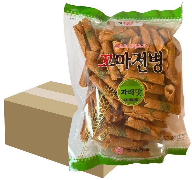 정성제과 꼬마전병 파래맛 205g 10개