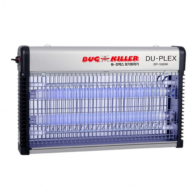 듀플렉스1020K/20W LED램프형 벅킬러 중형 모기퇴치기 해충퇴치 전격살충기 야외용/업소용 포충기, 상세페이지 참조