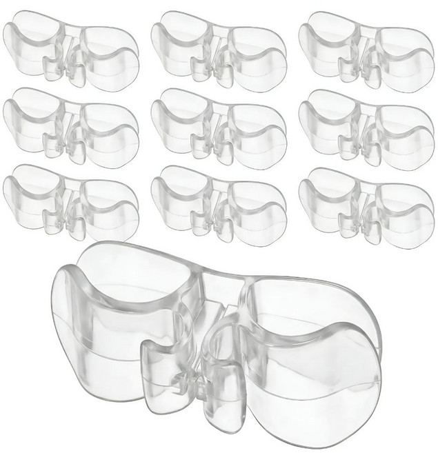 오리비아 다용도 케이블 전선 정리 홀더, 투명 10개, 1세트