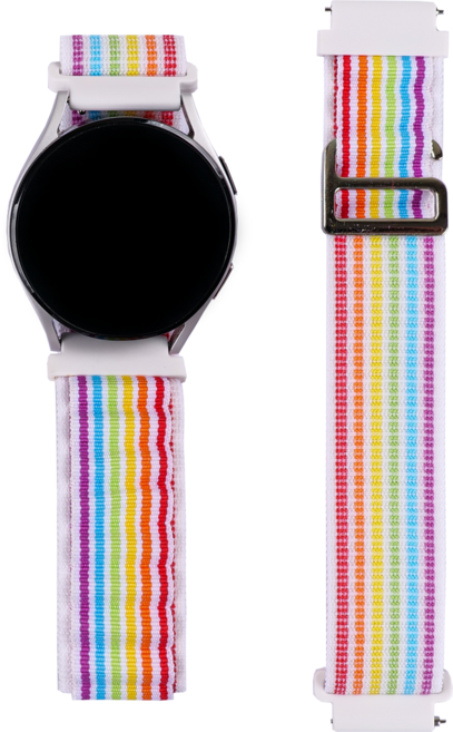 모할랩 갤럭시워치 3 4 5 호환 경량 스포츠 알파인 루프 스트랩 밴드 시계줄 20mm, 02 무지개떡