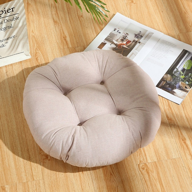 란몰 프리미엄 린넨 방석 사무실 여름 의자방석