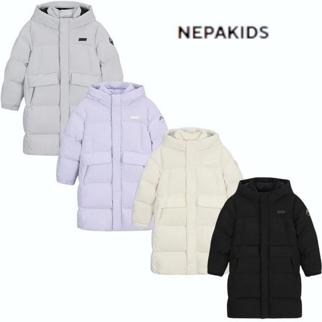 네파키즈 [다운패딩 롱패딩 한파패딩] 25FW 정상가 239000 키즈 롱 덕다운 자켓_KLF2001