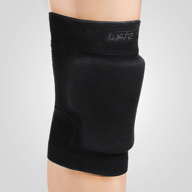 스타스포츠 쿠션 무릎보호대 T, 1개, 블랙