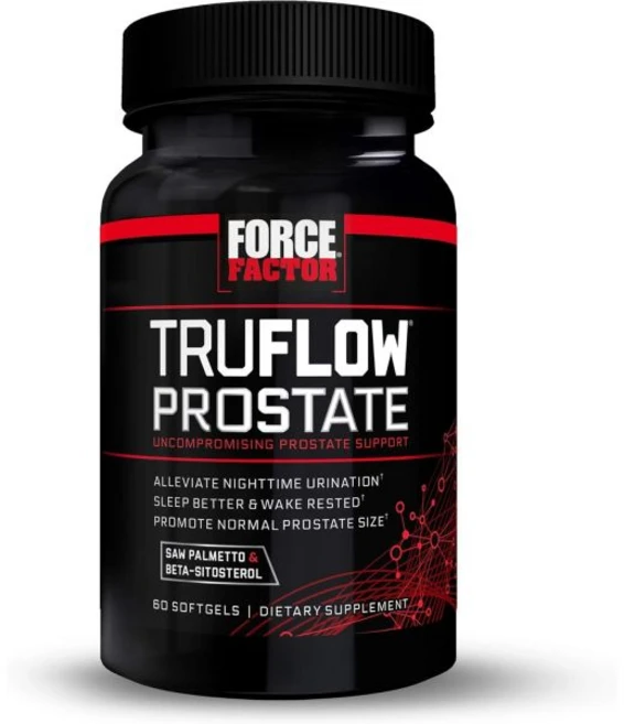 쏘팔메토 전립선 중년 남성 소프트젤용 포스 팩터 트루플로우 60 카운트(1팩) 카운트, 60 Count (Pack of 1), 1개, 60정 - 쿠팡