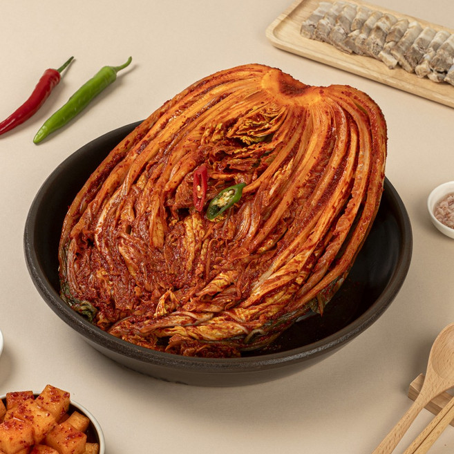 진백김치 국산 배추김치 맛있는 전재료 100% 국산 김장 포기김치, 1개, 5kg