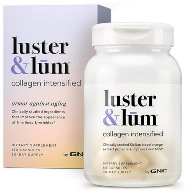 GNC 러스터 앤 럼 콜라켄 120캡슐 Luster Lum, 1개, 120정