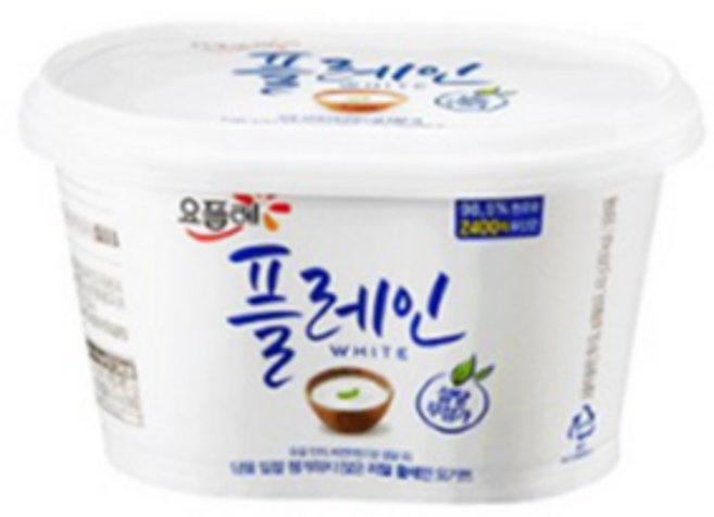 빙그레 요플레 플레인 화이트 430g 1개 냉장배송