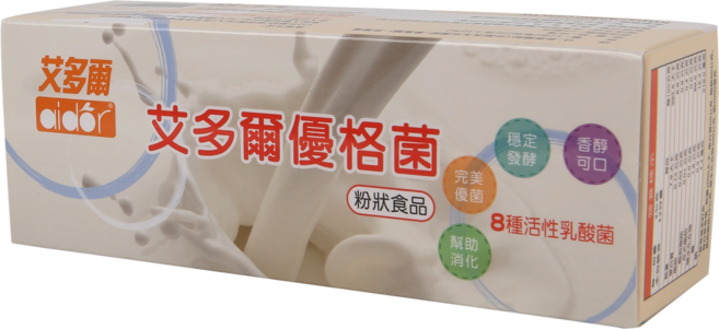 艾多爾 優格菌粉 8種活性乳酸菌, 2g, 1, 12包