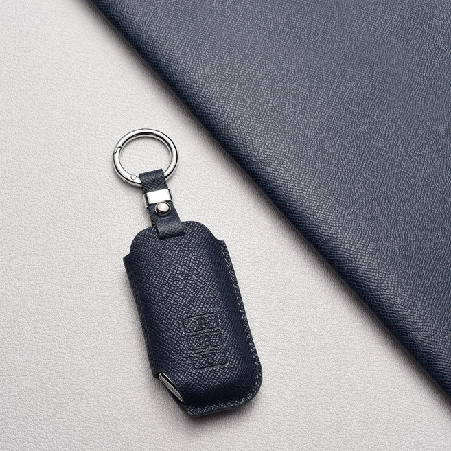 기아 호환 스마트키 케이스 & 키홀더 (EV6/모하비/쏘렌토 MQ4/니로/스포티지 NQ5/셀토스/카니발/K8/K7/K5/K3) 차량용품, 기아 E7a 타입(7버튼), 다크 네이비