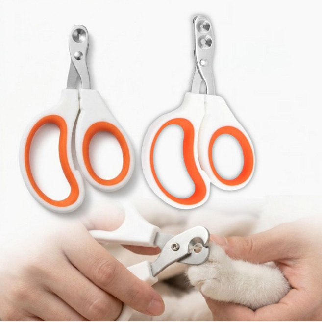 샤샤픽 혈관보호 둥근홀 강아지 고양이 발톱깎이, 1개, Free