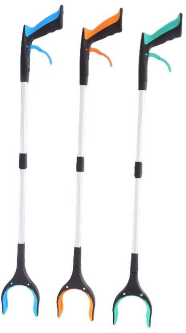 다용도 접이식 만능 집게 신발집게 83cm, 1개, 블루