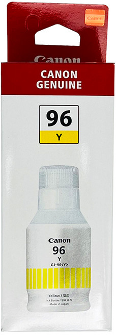 캐논정품잉크 GI-96BK GI-96C GI-96M GI-96Y GX5090 GX5091 GX5092 GX6090 GX6091 GX6092 GX7090 GX7091 GX7092, 정품 노랑잉크 GI-96Y, 1개