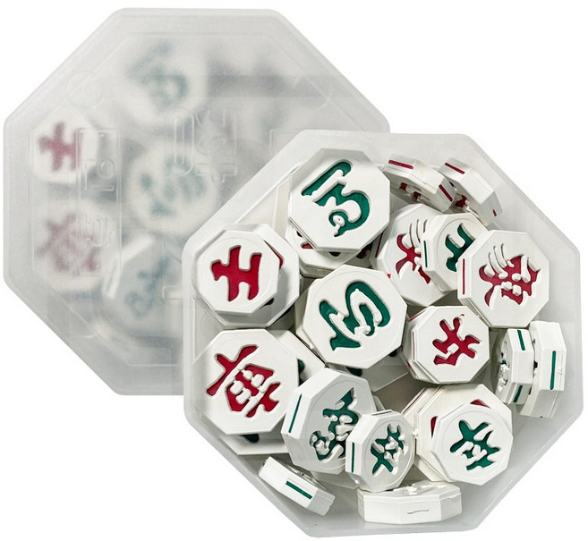 인효 장기알 1통 PP 케이스 (장기판 미포함) 리필 말, 1개