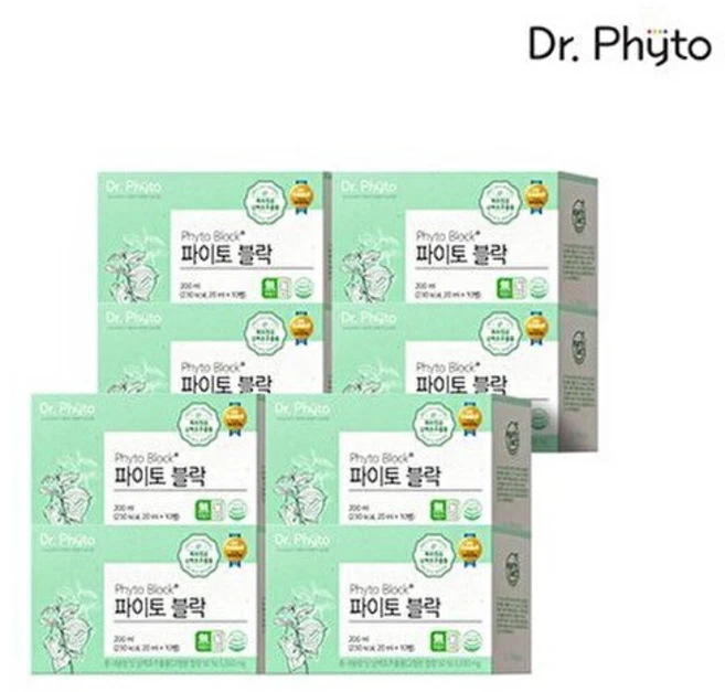 닥터파이토 파이토블락 8박스(80병), 20ml, 80개 - 쿠팡