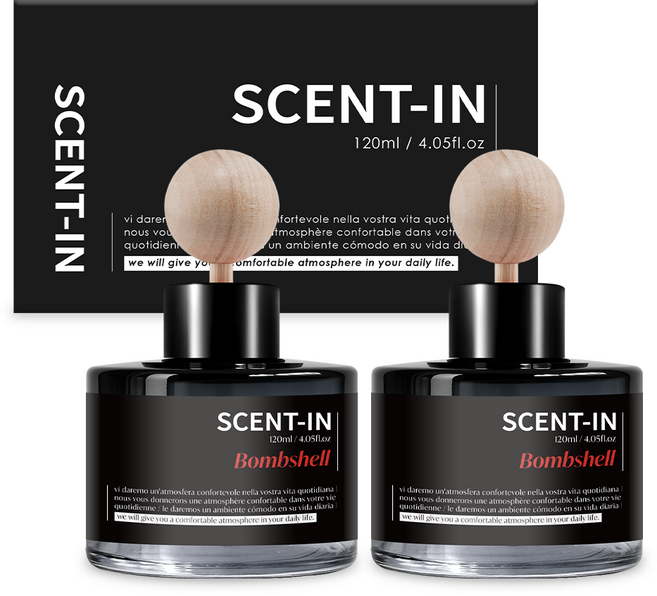 센트인 차량용 방향제, 밤쉘, 2개