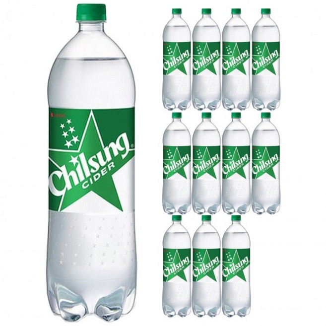 롯데 칠성사이다 1.25L 12페트 업소용 식당 대용량 탄산음료 박스, 12개