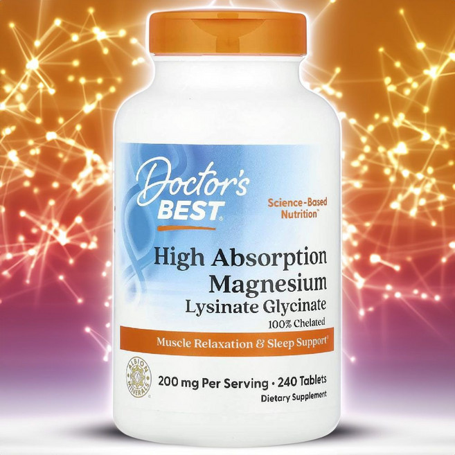 마그네슘 글리시네이트 Magnesium 효능 추천 200mg 240정 닥터스베스트, 1개