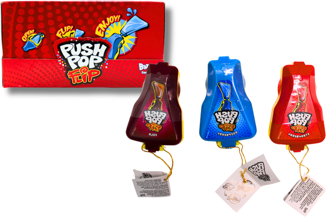 푸시팝 플립, 12개, 25g
